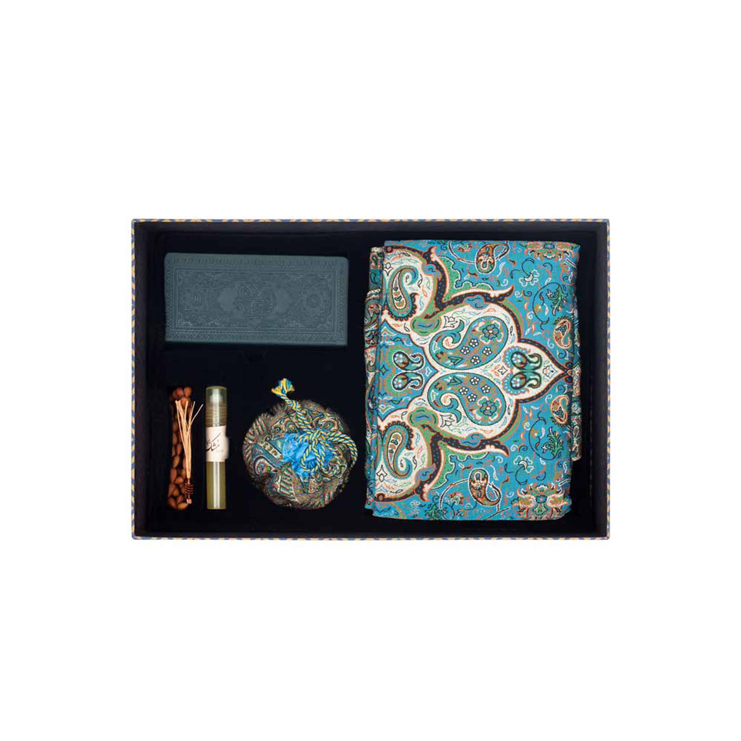 Coffret Cadeau – Tapis de Prière en Termeh & Coran