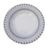 Service de table blanc en mélamine pour 6 personnes Incassable