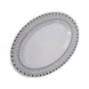 Service de table blanc en mélamine pour 6 personnes Incassable