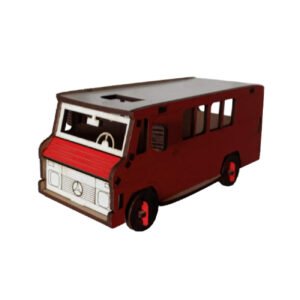 Kit de Modèle Puzzle 3D en Bois – Bus