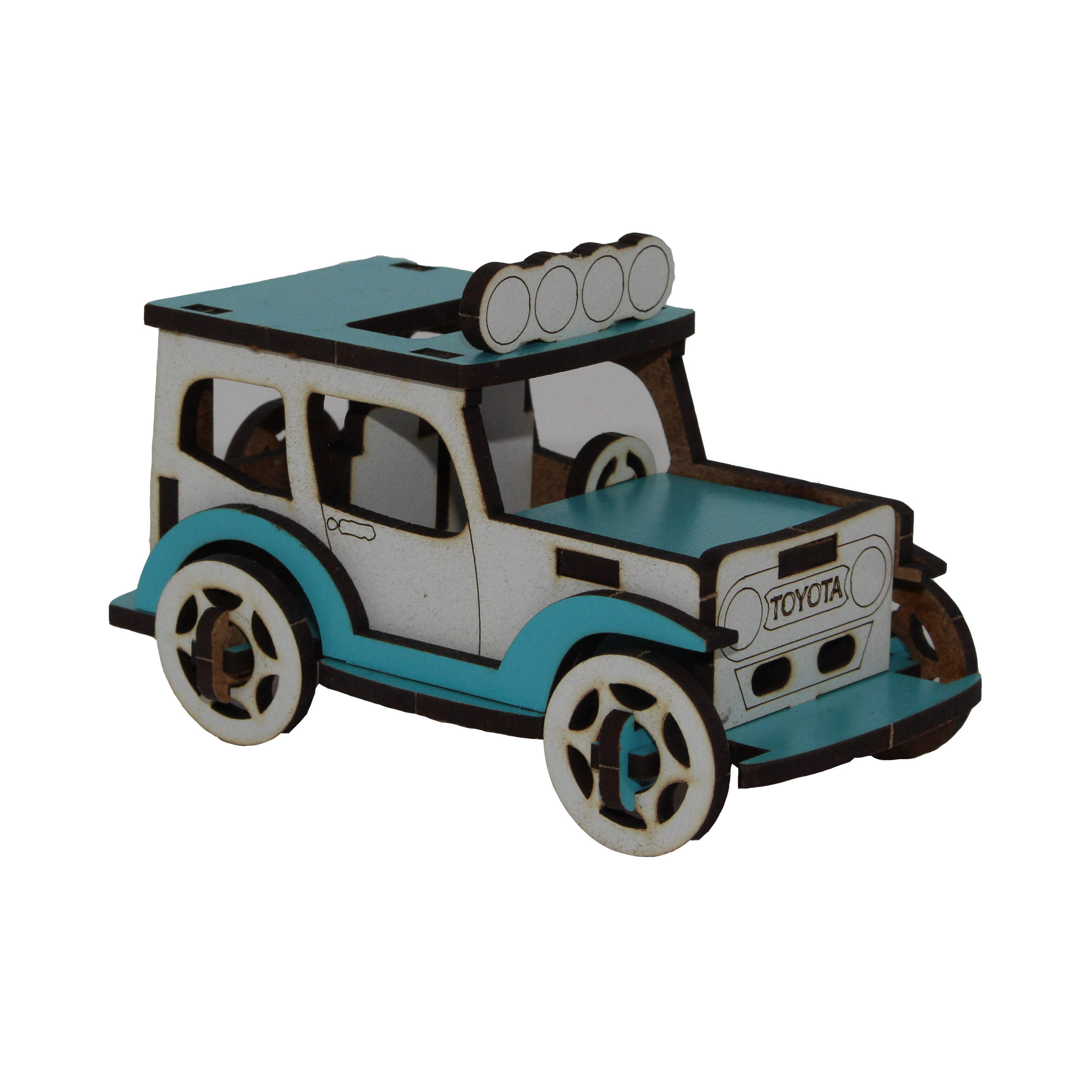 Kit de Modèle Puzzle 3D en Bois – Voiture