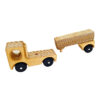 Camion-benne jouet en bois fait à la main pour enfants