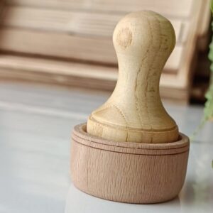 Ensemble Mortier et Pilon en Bois Fait Main pour l’Excellence Culinaire