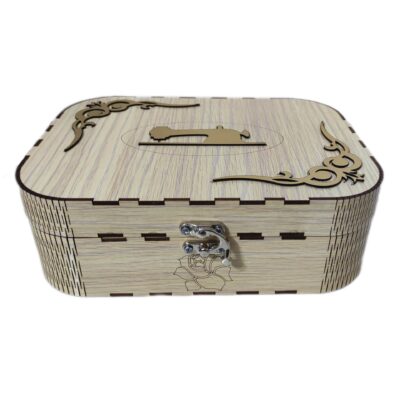 Boîte à couture en bois pour réparations rapides – Légère et portable