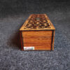 Boîte organisatrice en bois pour sachets de thé 4 compartiments Design Marron classique