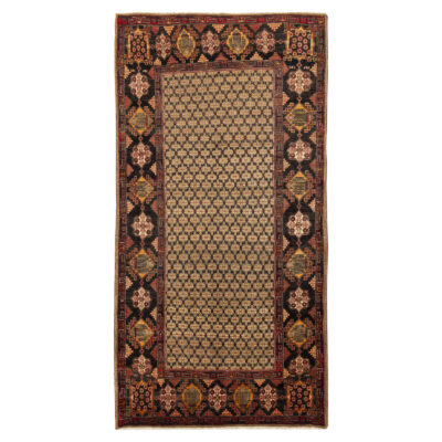 Tapis persan authentique en laine noué à la main à Kermanshah
