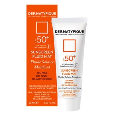 Dermatypique Fluide Solaire Incolore SPF50+ pour Peaux Grasses