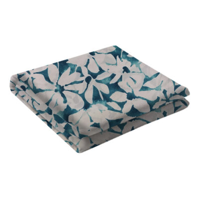 Housse de matelas en coton – Ajustée, respirante, douce et lavable, motif floral, 190×90 cm