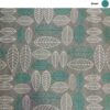 Housse de matelas en coton – Ajustée, respirante, lavable, motif feuilles, 195x90 cm