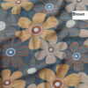 Housse de matelas en coton – Ajustée, respirante, motif floral avec fermeture éclair, 195x100 cm