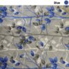 Housse de matelas en coton – Ajustée, respirante, motif feuilles avec fermeture éclair, 195x90 cm