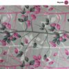 Housse de matelas en coton – Ajustée, respirante, motif feuilles avec fermeture éclair, 195x90 cm