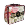 Couverture Golbaft Persane pour Lit Simple Motif Floral Rouge