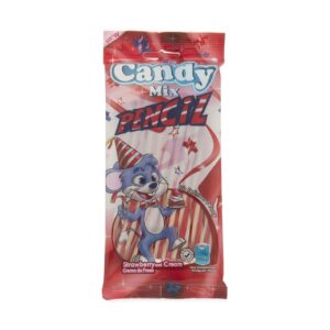 Bonbons gélifiés halal – Bâtonnets de fraise et crémeux – Marabo (85g, x10)