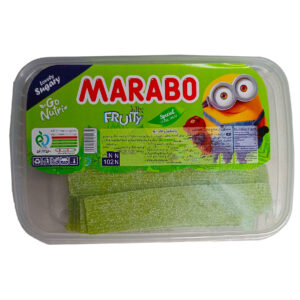 Bonbons gélifiés halal – Bâtonnets de pomme acide – Marabo (900g)