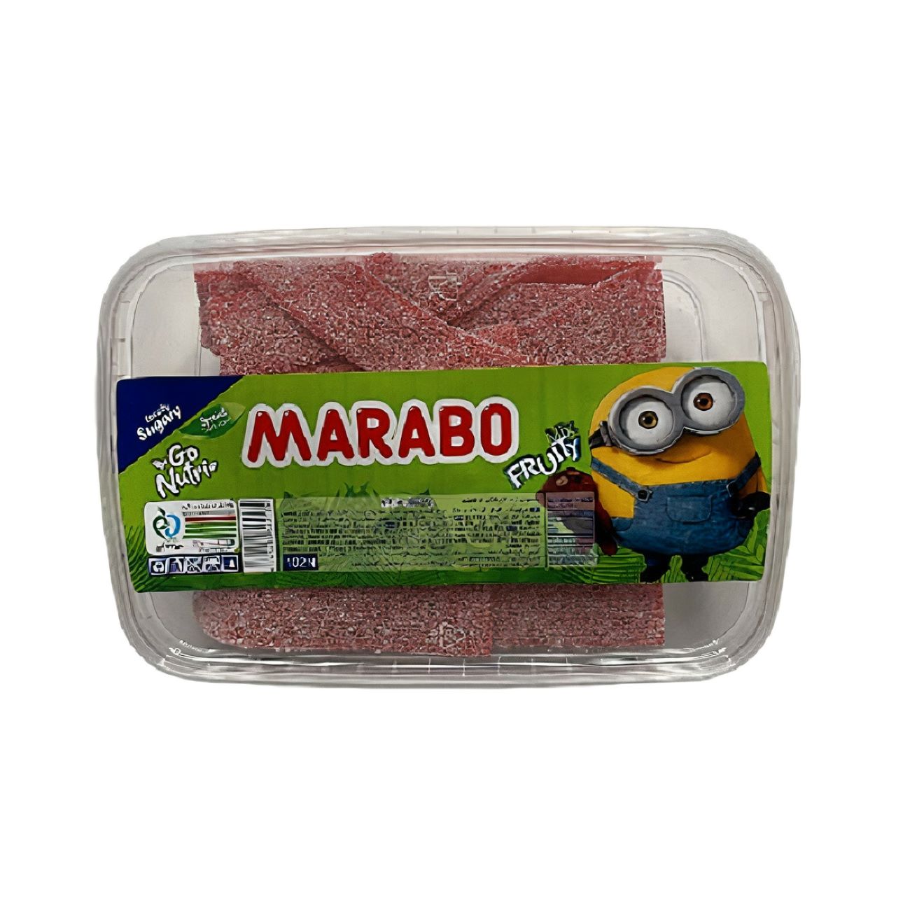 Bonbons gélifiés halal - Bâtonnets de fraise - Marabo (900g)
