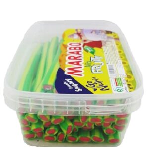 Bonbons gélifiés halal – Bâtonnets de pastèque – Marabo (900g)