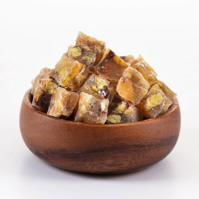 Lokum Délice turc sans sucre avec miel et pistache – 500g