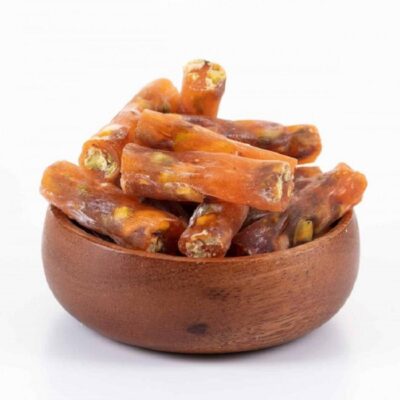 Lokum Délice turc avec saveur d’orange et pistache – 500g