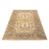 Tapis persan original en laine noué à la main à Shiraz bordure crème