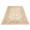 Tapis persan original en laine noué à la main à Shiraz bordure crème