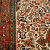 Tapis persan avec laine noué à la main original à Malayer floral rouge