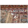 Tapis Persan Vintage Patchwork Noué à la Main Rayé Marron