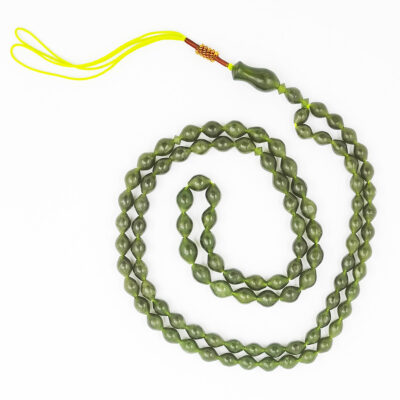 Chapelet afghan Shah Maghsoud vert – 101 perles de prière