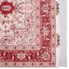 Tapis persan en soie noué à la main original à Tabriz Lachak Toranj rouge