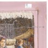 Tapis persan figuratif noué à la main de Tabriz représentant une scène de marché