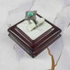 Bague en Argent Persan Faite Main pour Femme avec Turquoise de Neyshabur Sanam