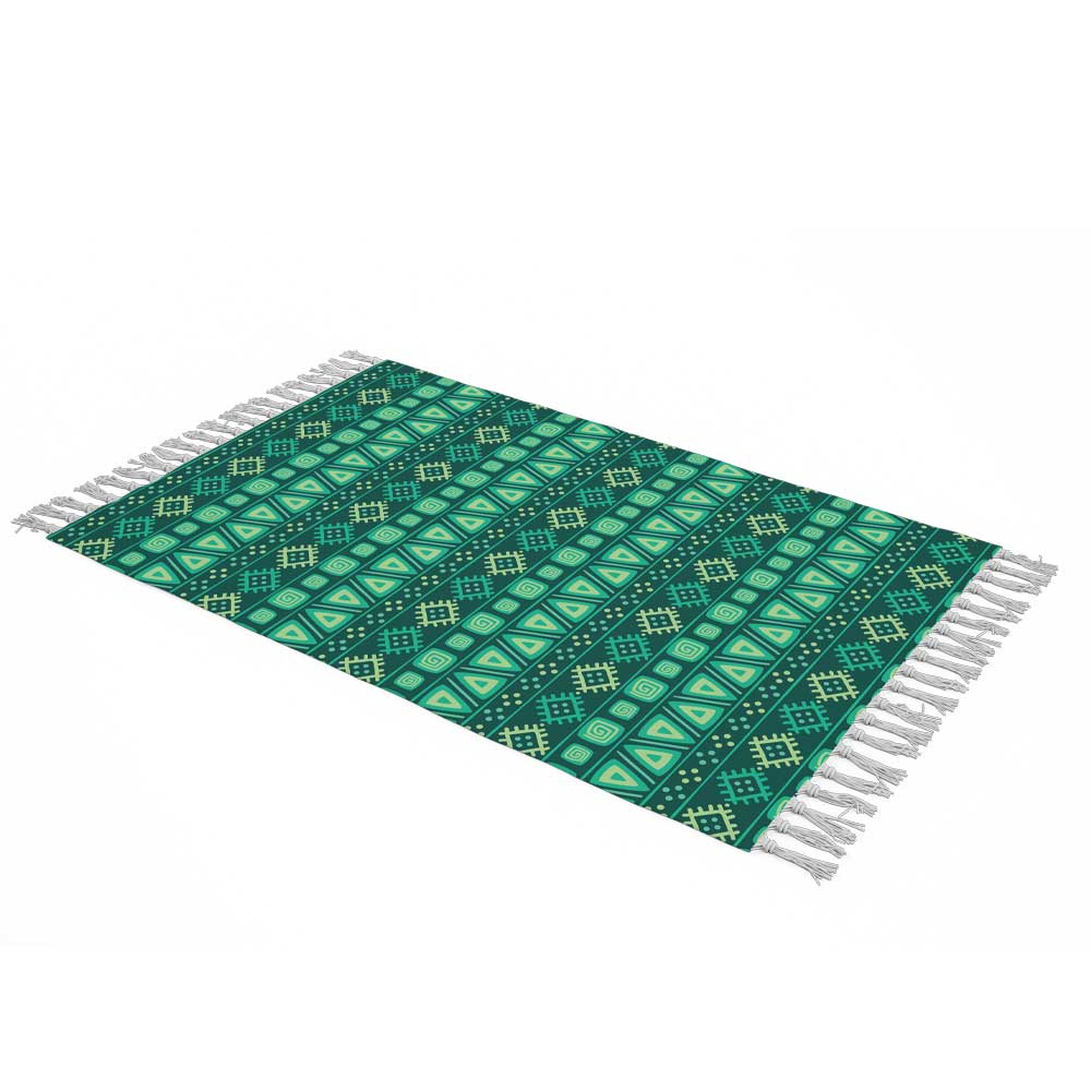 Plaid en Velours Doux & Léger pour Canapé Motif Géométrique