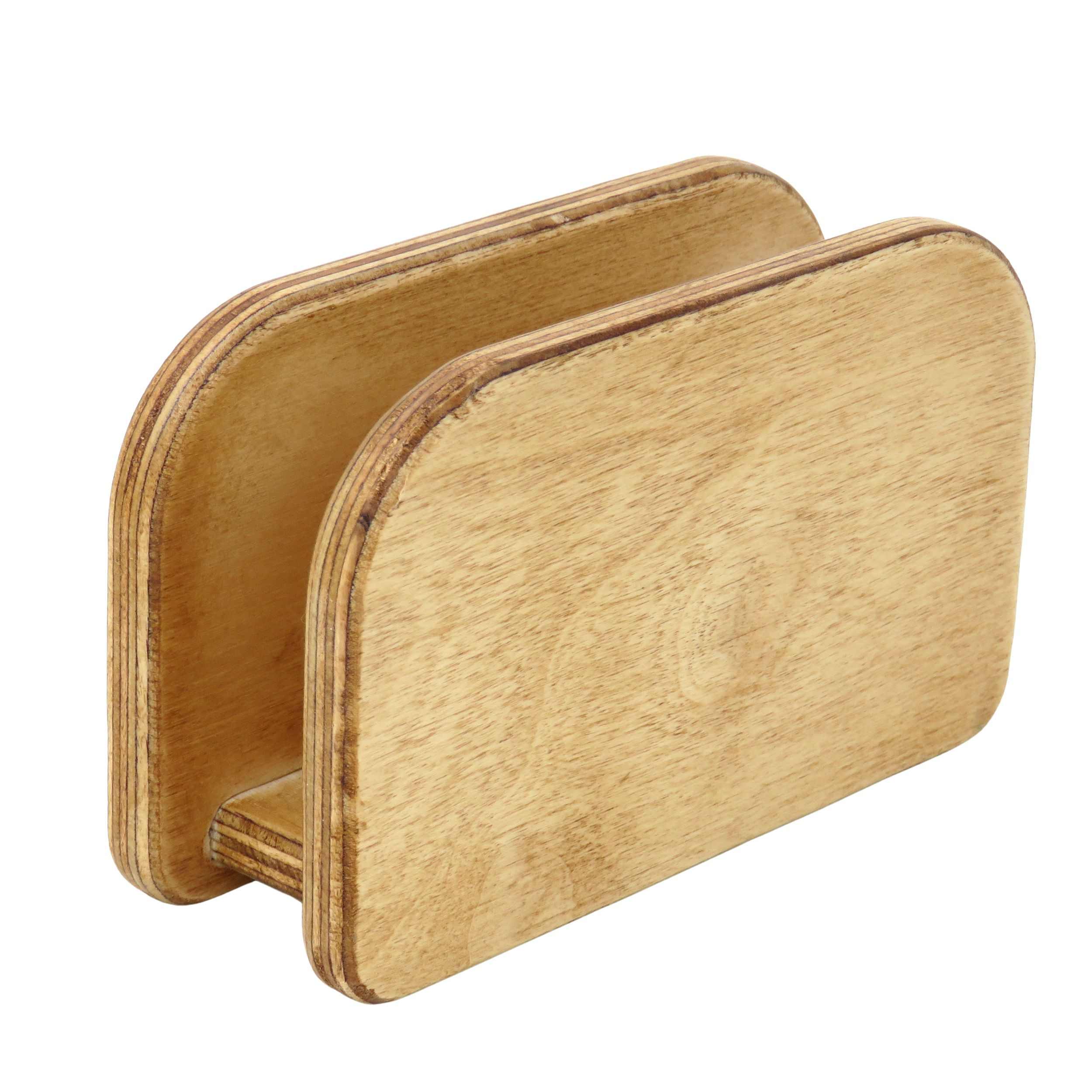 Porte-mouchoirs en bois – Idéal pour les tables à manger