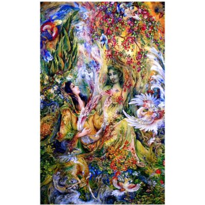 Puzzle de 1000-Pièces : Peinture de Mahmoud Farshchian – Chef-d’œuvre artistique