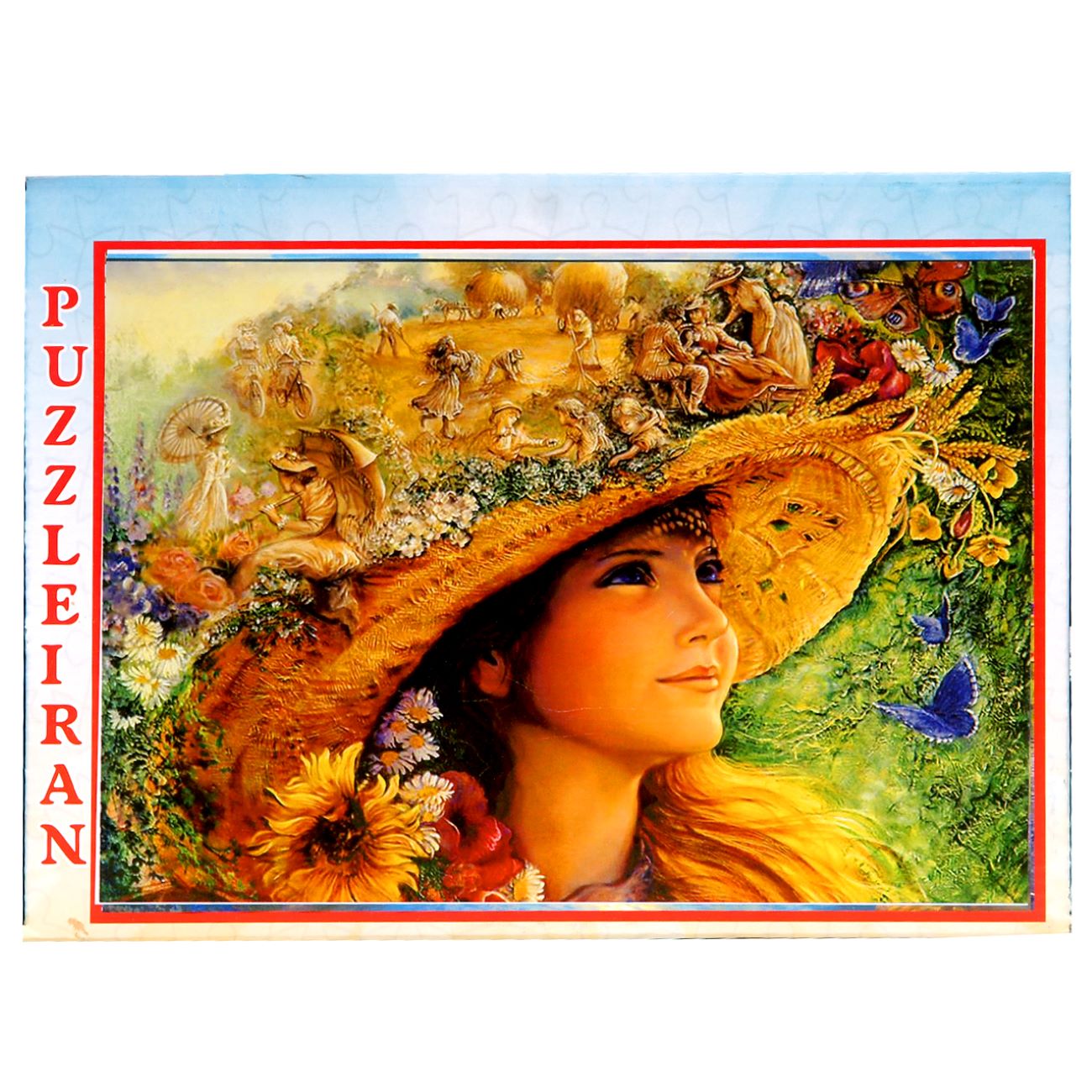 Puzzle de 500-Pièces : Une Fille avec un Chapeau – Idéal pour les adultes