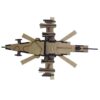 Kit de Modèle Puzzle 3D en Bois 64-Pièces – Hélicoptère d'attaque