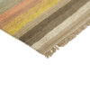 Tapis Gabbeh en laine persane artisanal véritablement tissé à la main rayé