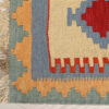 Tapis en laine Kilim persan authentique tissé à la main en Fars géométrique