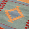 Tapis en laine Kilim persan authentique tissé à la main en Fars géométrique