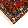 Tapis persan authentique en laine noué à la main à Fars Qashqai brique rouge