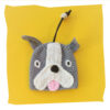 Porte-clés crochet fait main - Forme d'animal chien