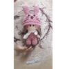 Porte-clés crochet fait main - Design de poupée fille sucrée