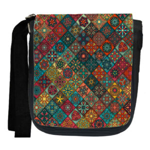 Sac bandoulière avec design traditionnel Eslimi
