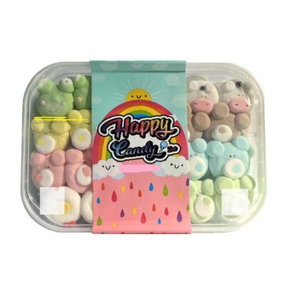 Paquet de guimauves halal – Forme d’animaux mignons (48 pièces, 300g)