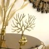 Figurine décorative de cerf en laiton - Art d'animal forestier
