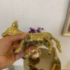 Figurine décorative d'âne en laiton - Décoration rustique de ferme