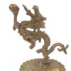 Figurine décorative de dragon en laiton - Art de créature mythologique