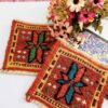 Sous-verre Kilim Persan Tissé à la Main pour la Maison et la Cuisine