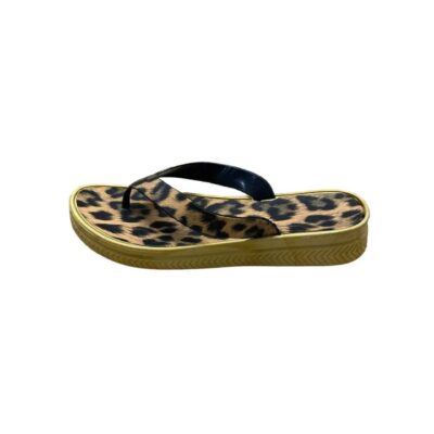 Tongs Flip Flop avec Design Léopard pour Femmes