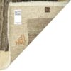 Tapis Gabbeh en laine persane véritablement tissé à la main en Fars brun